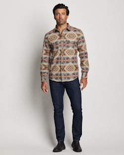 ALTERNATE VIEW OF MEN'S LA PINE SHIRT IN TAN SMITH ROCK image number 6