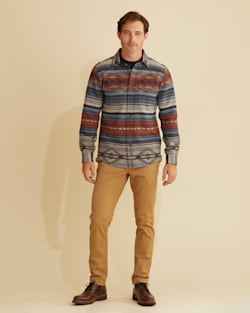 ALTERNATE VIEW OF MEN'S LA PINE SHIRT IN BLUE CAMANO image number 2