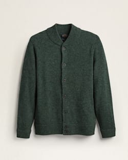 MEN'S SHETLAND COLLECTION CARDIGAN IN FIR image number 1