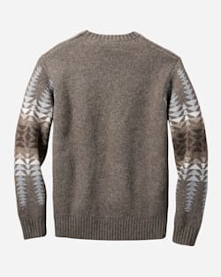 ALTERNATE VIEW OF MEN'S SHETLAND HARDING CREWNECK IN BROWN image number 2