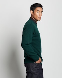 Pendleton men's shetland crew cardigan hot sale