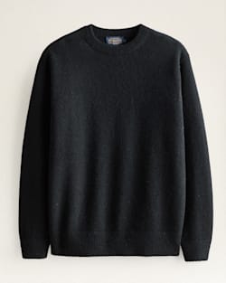 MEN'S SHETLAND COLLECTION SWEATER IN BLACK image number 1