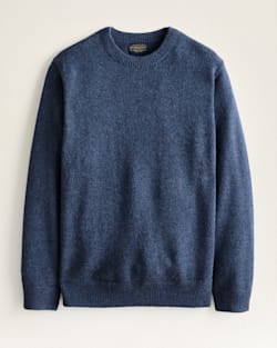 MEN'S SHETLAND COLLECTION SWEATER IN DARK BLUE HEATHER image number 1