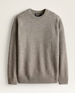 MEN'S SHETLAND COLLECTION SWEATER IN STONE HEATHER image number 1