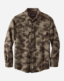 ALTERNATE VIEW OF MEN'S CAMO JACQUARD QUILTED SHIRT JACKET IN CAMO image number 5