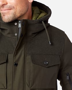 ALTERNATE VIEW OF MEN'S ONTARIO DOWN PARKA IN OLIVE image number 4