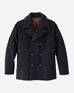 MEN'S OSLO WOOL PEA COAT IN NAVY image number 1