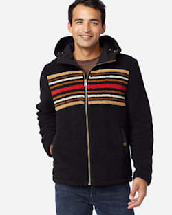 MEN'S DESCHUTES SHERPA JACKET IN BEECH STRIPE image number 1