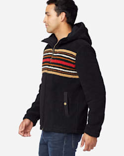 ALTERNATE VIEW OF MEN'S DESCHUTES SHERPA JACKET IN BEECH STRIPE image number 2
