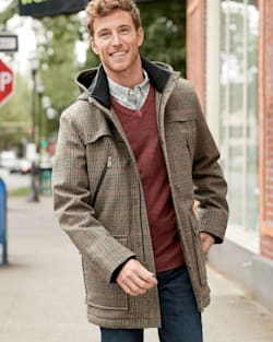 ALTERNATE VIEW OF MEN'S BAINBRIDGE METRO COAT IN TWEED image number 6