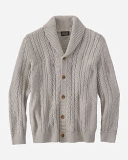 MEN'S FISHERMAN CARDIGAN IN GREY image number 1