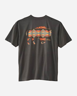 ALTERNATE VIEW OF MEN'S SIERRA RIDGE BISON TEE IN VINTAGE BLACK image number 2