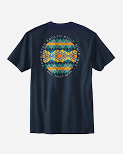 ALTERNATE VIEW OF MEN'S WILDLAND HEROES HERITAGE TEE IN MIDNIGHT NAVY image number 2
