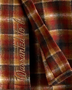 ALTERNATE VIEW OF MEN'S ULTRALUXE MERINO SHIRT IN BRONZE/BROWN OMBRE image number 2