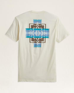ALTERNATE VIEW OF MEN'S HERITAGE GRAPHIC TEE IN NATURAL /LIGHT BLUE CHIEF JOSEPH image number 2