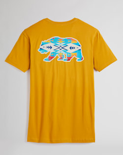 ALTERNATE VIEW OF MEN'S TUCSON BEAR GRAPHIC TEE IN ANTIQUE GOLD/MULTI image number 2