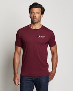 ALTERNATE VIEW OF MEN'S TECOPA HILLS DIAMOND GRAPHIC TEE IN MAROON/MULTI image number 3