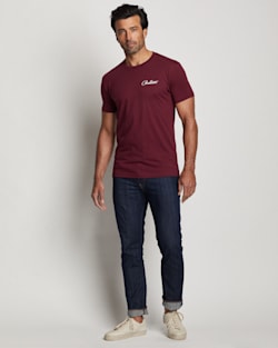ALTERNATE VIEW OF MEN'S MISSION TRAILS DIAMOND GRAPHIC TEE IN MAROON/MULTI image number 2
