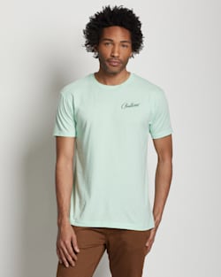 ALTERNATE VIEW OF MEN'S YELLOWSTONE GRAPHIC TEE IN MINT/GREEN image number 2