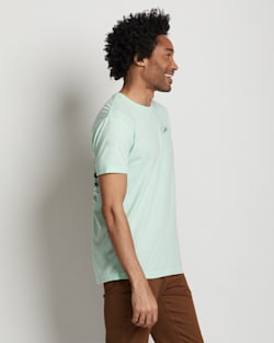 ALTERNATE VIEW OF MEN'S YELLOWSTONE GRAPHIC TEE IN MINT/GREEN image number 4
