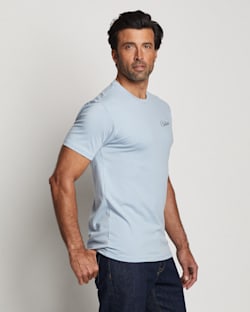 ALTERNATE VIEW OF MEN'S GLACIER GRAPHIC TEE IN DENIM/WHITE image number 3