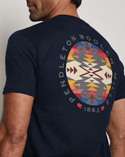 ALTERNATE VIEW OF MEN'S TUCSON GRAPHIC TEE IN NAVY/MULTI image number 3