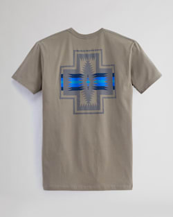MEN'S HARDING GRAPHIC TEE IN WARM GREY/BLUE image number 1