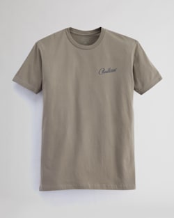 ALTERNATE VIEW OF MEN'S HARDING GRAPHIC TEE IN WARM GREY/BLUE image number 2