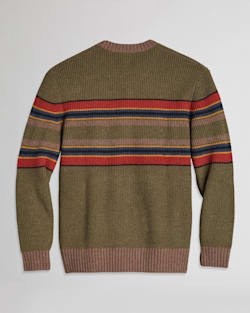 ALTERNATE VIEW OF MEN'S PARK STRIPE MERINO SWEATER IN GREEN YAKIMA STRIPE image number 2