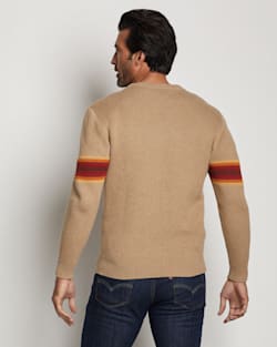 ALTERNATE VIEW OF MEN'S MISSION TRAILS COTTON SWEATER IN TAN image number 5