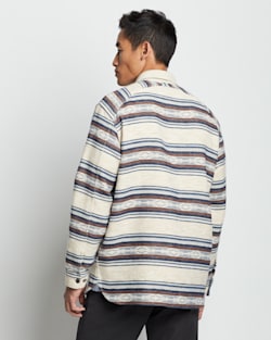 ALTERNATE VIEW OF MEN'S DOUBLESOFT DRIFTWOOD SHIRT IN TAN SALTILLO STRIPE image number 5