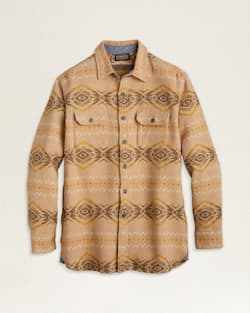MEN'S DOUBLESOFT DRIFTWOOD SHIRT IN SAND/FIR CARICO LAKE image number 1