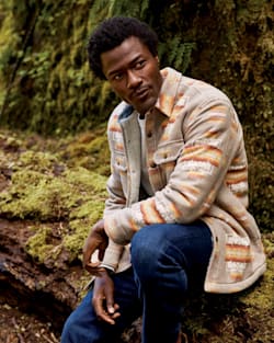 Shop Men's Doublesoft Sherpa-Lined Shirt Jacket