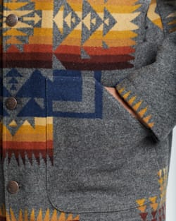 MEN'S BROWNSVILLE SHEARLING-COLLAR COAT