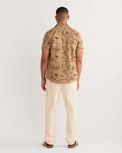 ALTERNATE VIEW OF MEN'S SHORT-SLEEVE LARAMIE SNAP-FRONT SHIRT IN DESERT RIDER image number 3