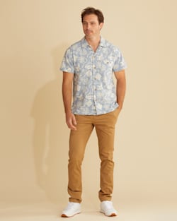 MEN'S SHORT-SLEEVE WAYSIDE KNIT SHIRT IN SURF BLUE image number 1