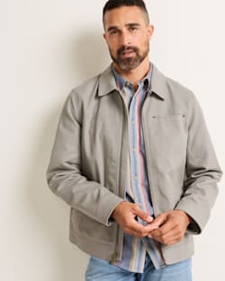 MEN'S ARLO CANVAS JACKET IN ROCK DOVE image number 1