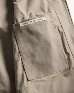 ALTERNATE VIEW OF MEN'S ARLO CANVAS JACKET IN ROCK DOVE image number 5