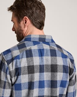 ALTERNATE VIEW OF MEN'S BUFFALO CHECK SCOUT SHIRT IN BLUE MULTI CHECK image number 4