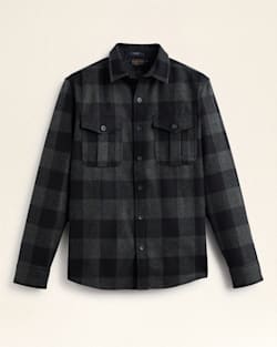 ALTERNATE VIEW OF MEN'S SCOUT SHIRT IN BLUE/GREEN BUFFALO CHECK image number 2