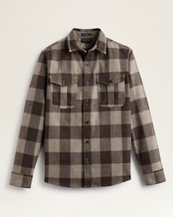 MEN'S SCOUT SHIRT IN BROWN/TAN BUFFALO CHECK image number 1