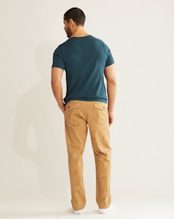 ALTERNATE VIEW OF MEN'S ARCHIVE LOGO GRAPHIC TEE IN ATLANTIC/CREAM image number 3