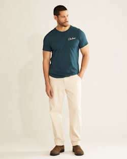 ALTERNATE VIEW OF MEN'S HARDING STAR GRAPHIC TEE IN ATLANTIC/GREY image number 2