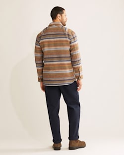 ALTERNATE VIEW OF MEN'S DOUBLESOFT STRIPED DRIFTWOOD SHIRT IN TRAIL STRIPE image number 3