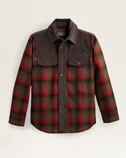 MEN'S TIMBERLINE SHIRT JACKET IN RED/OLIVE PLAID image number 1