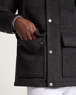 ALTERNATE VIEW OF MEN'S BOZEMAN FIELD COAT IN CHARCOAL image number 5