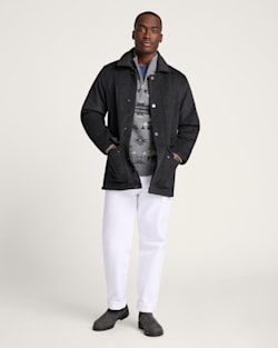 ALTERNATE VIEW OF MEN'S BOZEMAN FIELD COAT IN CHARCOAL image number 6