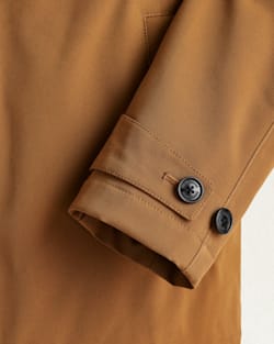 ALTERNATE VIEW OF MEN'S DEPOE BAY HOODED RAIN JACKET IN DARK BRONZE image number 3