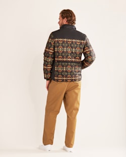 ALTERNATE VIEW OF MEN'S GENESEE REVERSIBLE DOWN JACKET IN BLACK DIAMOND PEAK image number 3