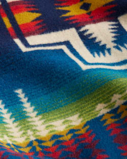 ALTERNATE VIEW OF MEN'S LIMITED EDITION GORGE WOOL JACKET IN ROYAL BLUE CENTURY HARDING image number 3